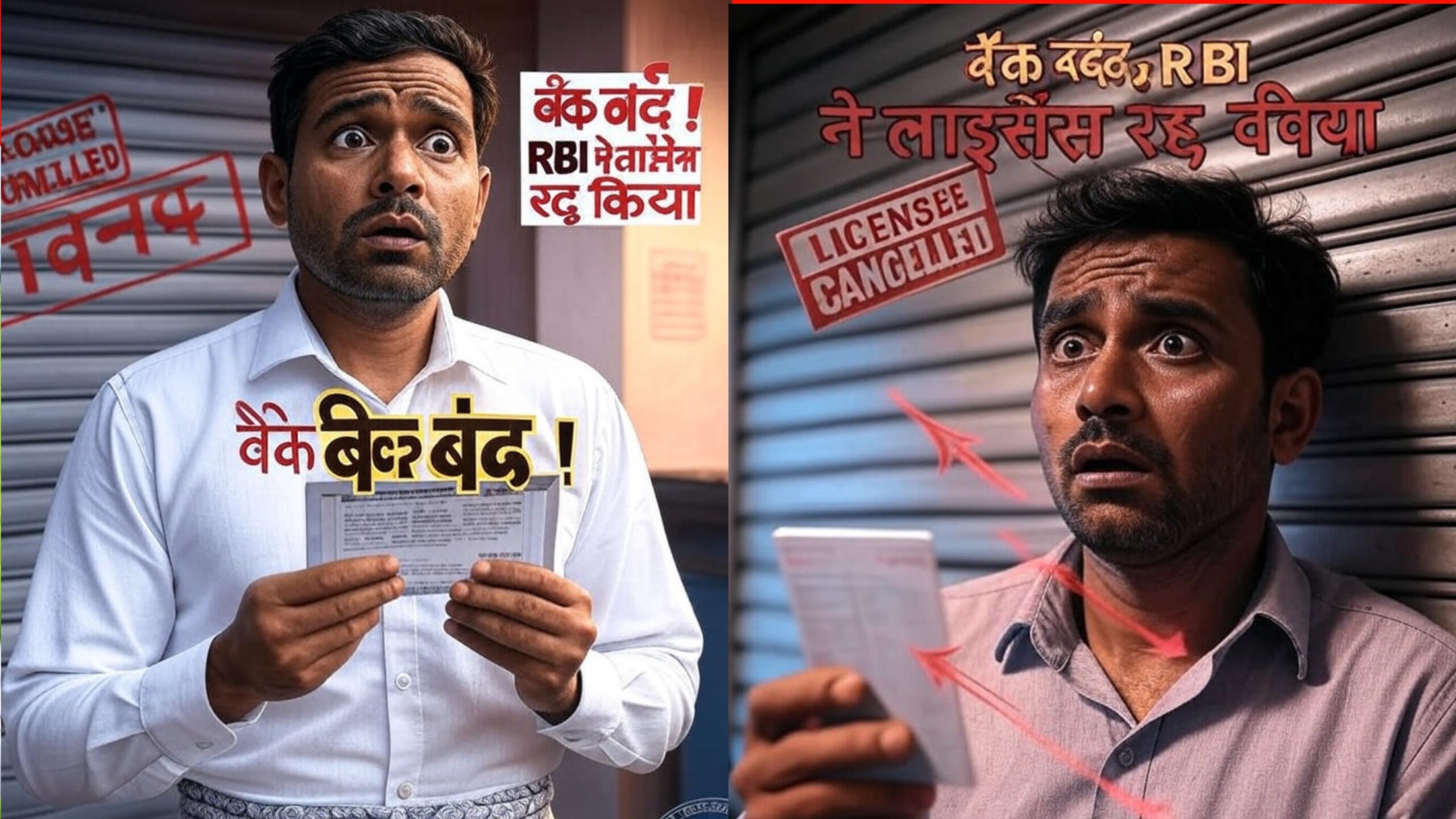 Bank License Cancel News RBI